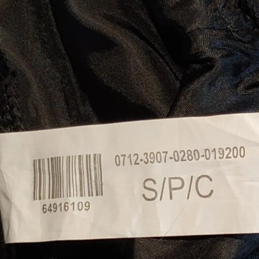 Streetwear Society NWOT Black Vegan Faux Leather Moto Cargo Pants in Size Small - Picture 4 of 12